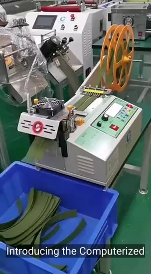 Automatic Computer Hot Cutting Belt Tape Ribbon Cutting Machine