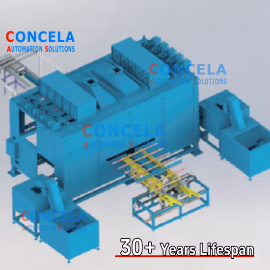 Machine automatique de pliage et de découpe de bord FIBC