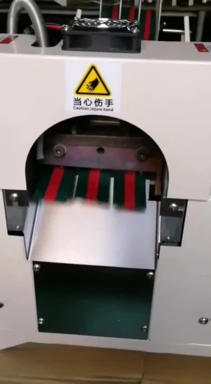 Découpeuse de ceinture de ruban de machine de bande chaude de poinçonnage à chaud d'ordinateur